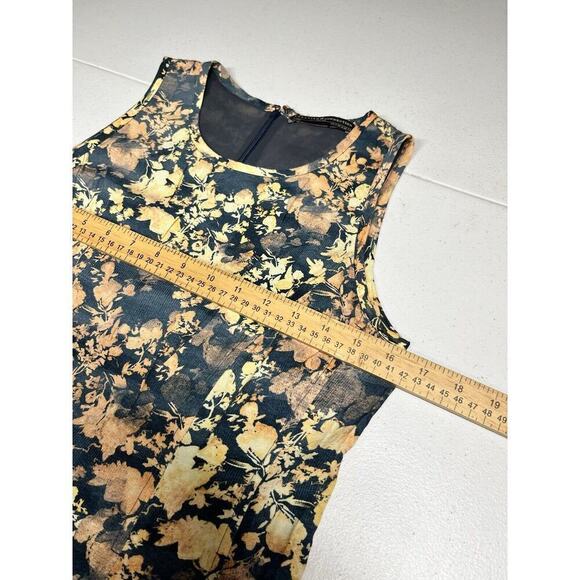 Peruvian Connection Floral Print Boho Sleeveless Boho Summer Dress Size 4 - Picture 3 of 7